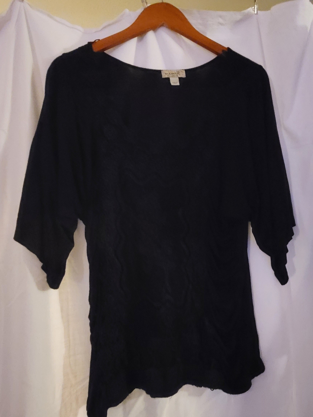 Women’s Black Lace-Detail Top